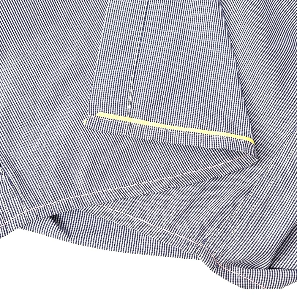 Descendant of Thieves Dres Ladro Shirt 100% Cotton Micro Gingham Check Excellent - Picture 9 of 15
